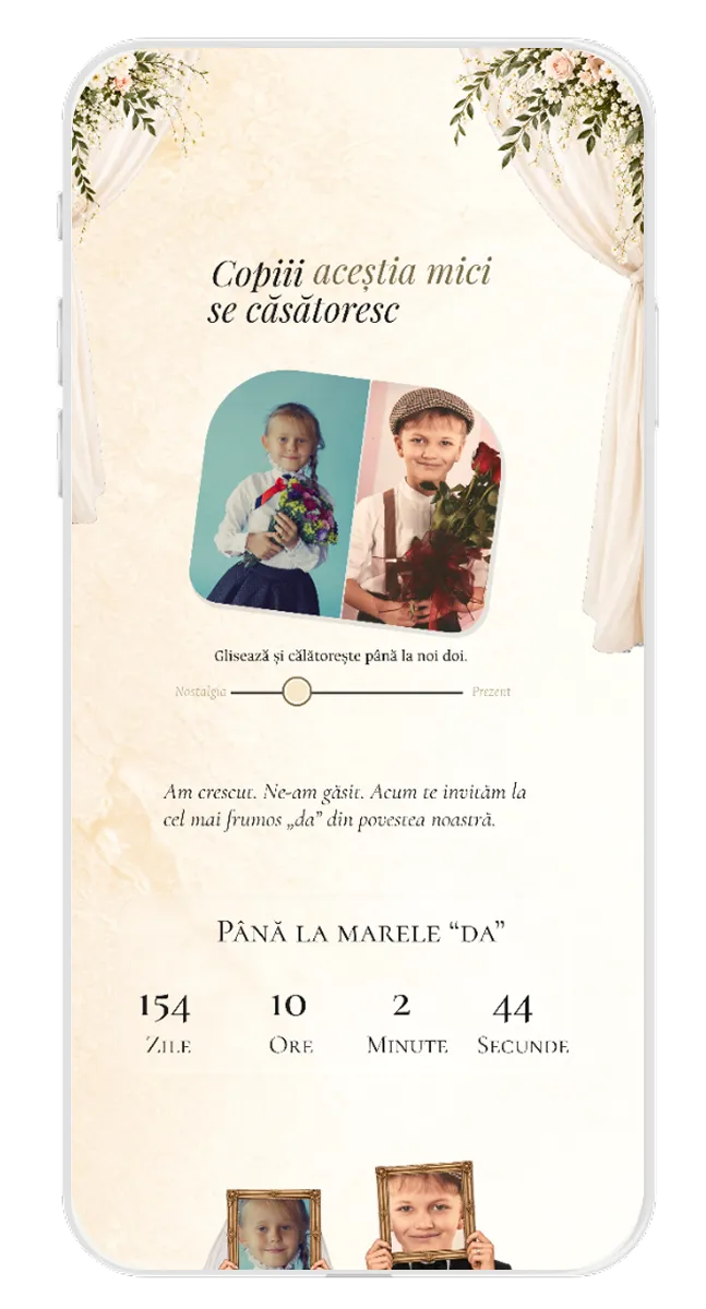 model invitatie