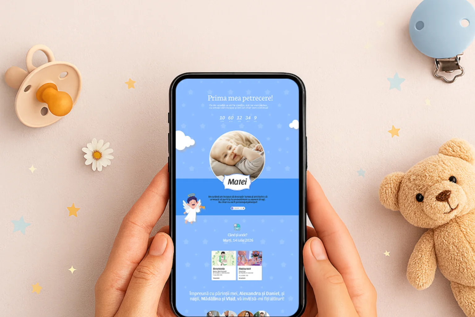 Trenduri în invitațiile de botez pentru anul acesta